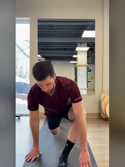 Hip Warm Up exercise demonstration