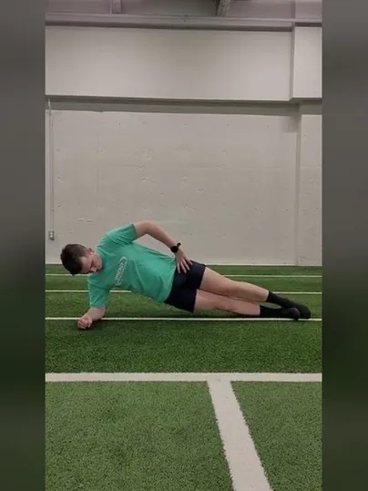 Side Plank exercise demonstration