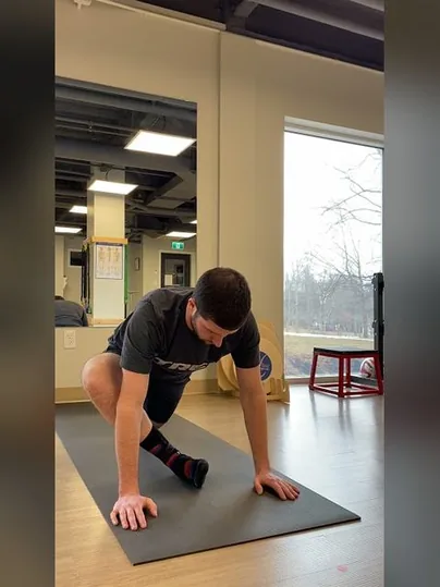 Pigeon Hip Mobility Drill exercise demonstration
