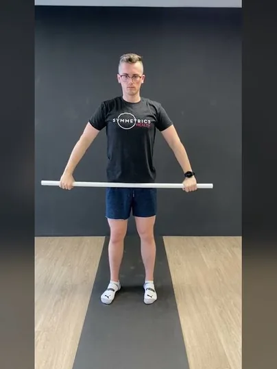 Scarecrows with Dowel exercise demonstration
