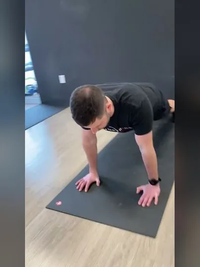 Push Up exercise demonstration