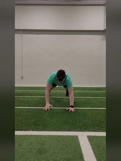 Shoulder Taps exercise demonstration