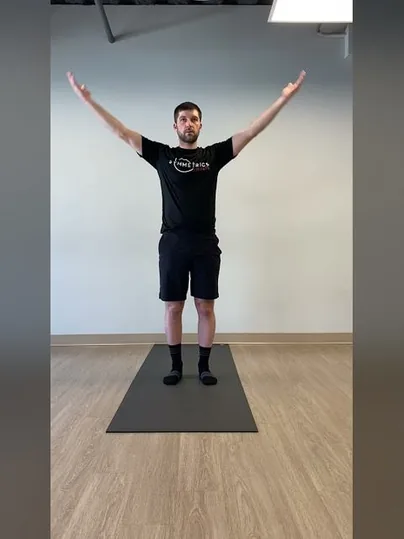 Arm Raise with Cervical Rotation exercise demonstration