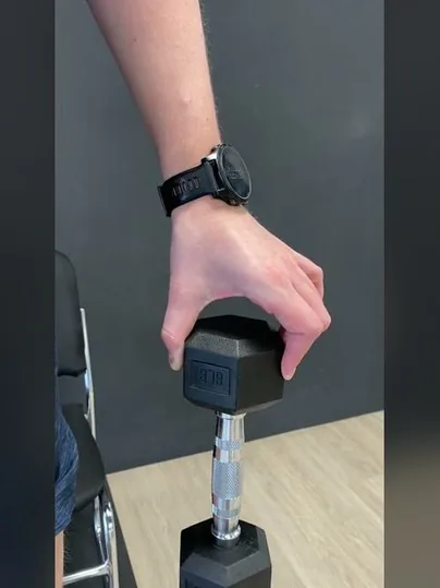 Lobster Grip exercise demonstration