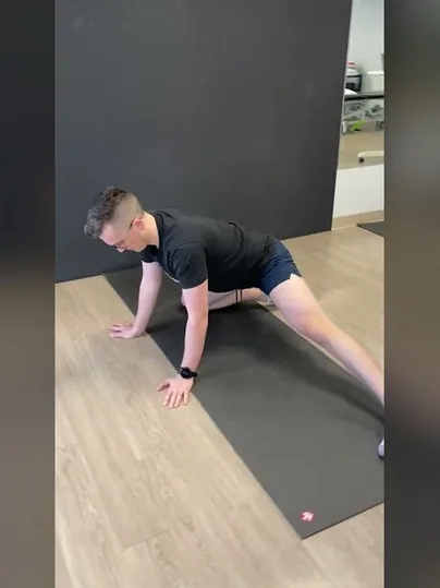 Kneeling Adductor Rocking exercise demonstration