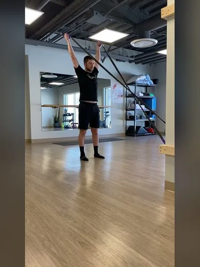 Shoulder Ys exercise demonstration
