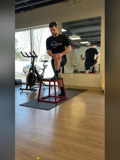 Ankle Dorsiflexion Mobilization exercise demonstration