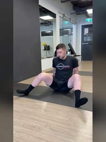 90/90 Hip Internal Rotation exercise demonstration