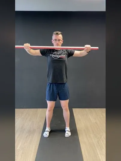 Scarecrow to Shoulder Press exercise demonstration