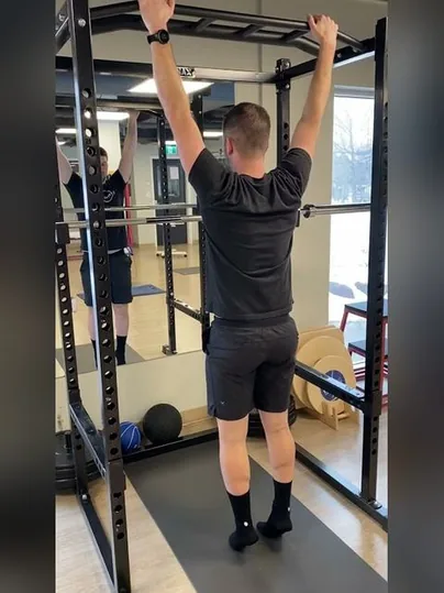 Dead Hang exercise demonstration