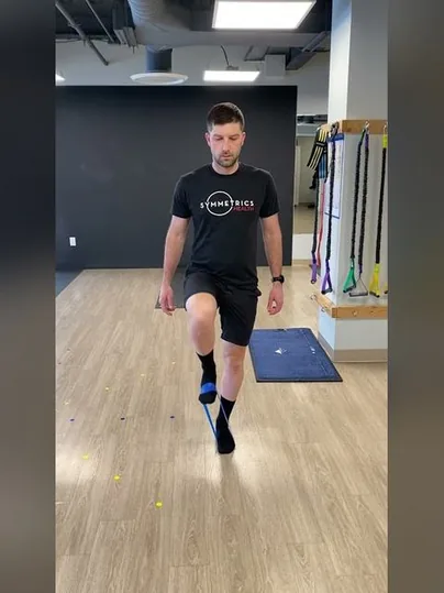 Banded Hip Flexion / Banded March exercise demonstration