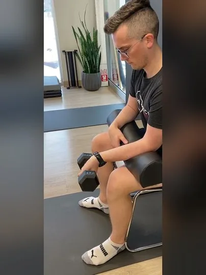 Wrist Flexion exercise demonstration
